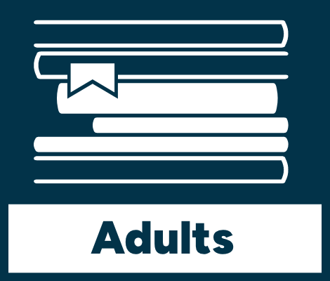 Adults landing page hover icon