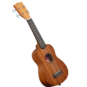 brown ukulele