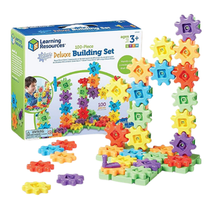plastic cog shaped game pieces