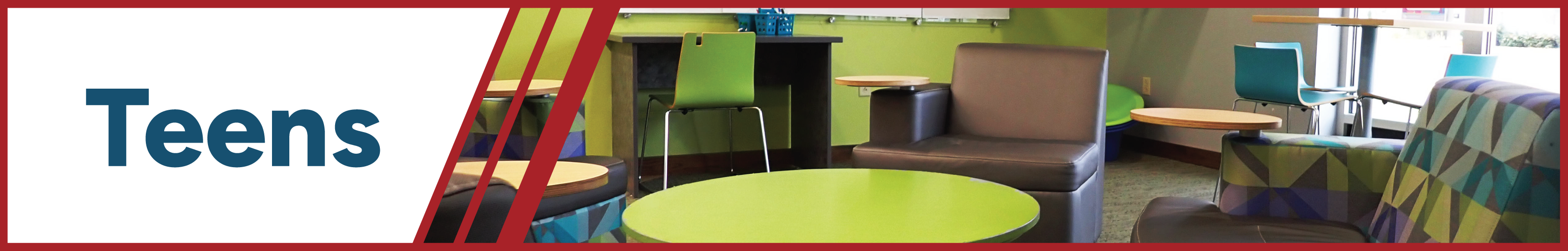 Image of the library teen area