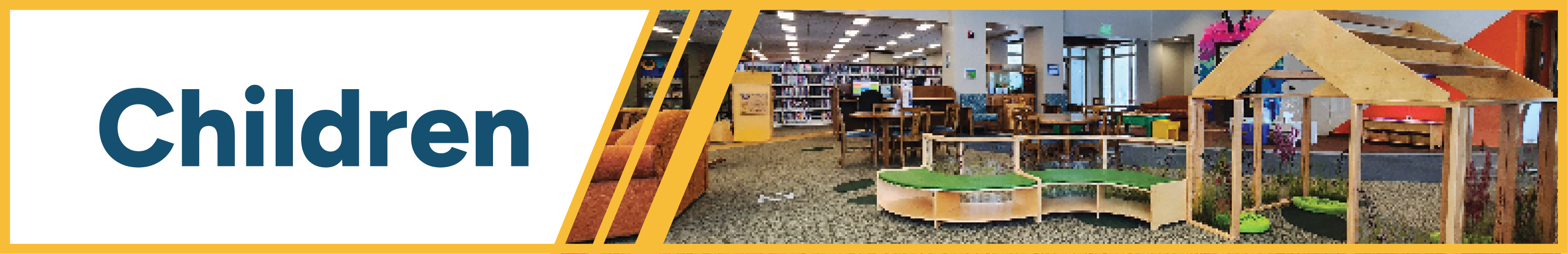 Image of the library Children's area