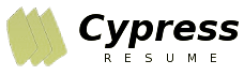 Cypress Resume black text logo 