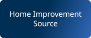 Blue rectangle background and white text reading 'Home Improvement Source'