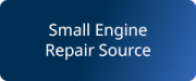 Blue rectangle background with white text reading 'Small Engine Repair Source'
