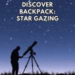 person star gazing using a telescope