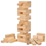 tower of extra large jenga blocks