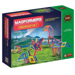 magformers dinosaur set box with finished pieces for display