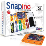 game box displaying snapino pieces