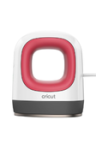 red, white, and black mini cricut easy press machine