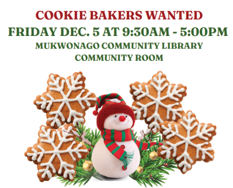 Friends of the Library Cookie Drop Off 