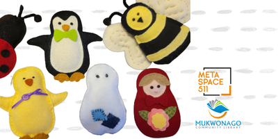 photo die cut felted characters