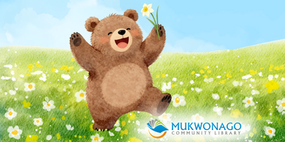 Photo Happy Bear with flowers