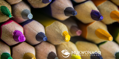 PHOTO stack of colored pencils