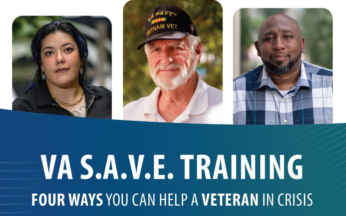 Image of 3 veterans "VA S.A.V.E Training"