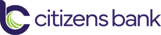 Citizen's Bank database logo in dark purple text